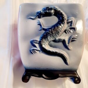 Vintage Dragon Vase Planter Holder